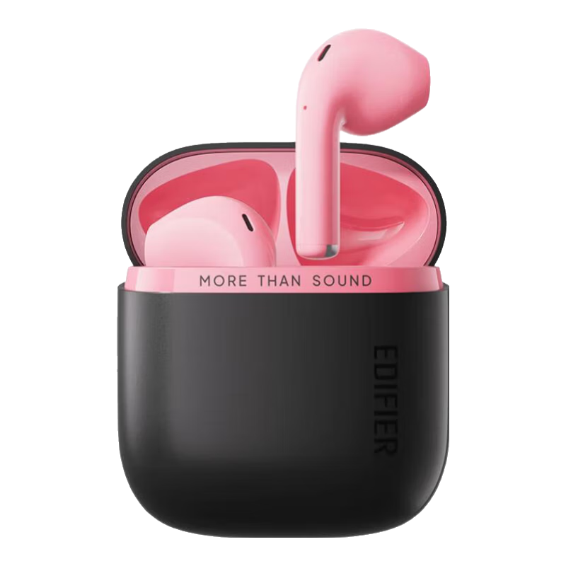 EDIFIER Zero Air Pro True Wireless Bluetooth Earbuds Semi-In-Ear Bluetooth 6.0 Compatible with Apple Huawei Xiaomi Phones Black Pink Graduation Gift