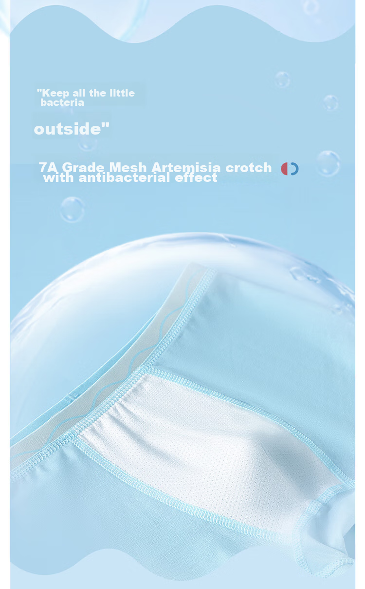 Bingxuemumian Boys' Cotton Boxer Briefs, 7A Grade Antibacterial, for School-Age Children And Teenagers in Puberty 3