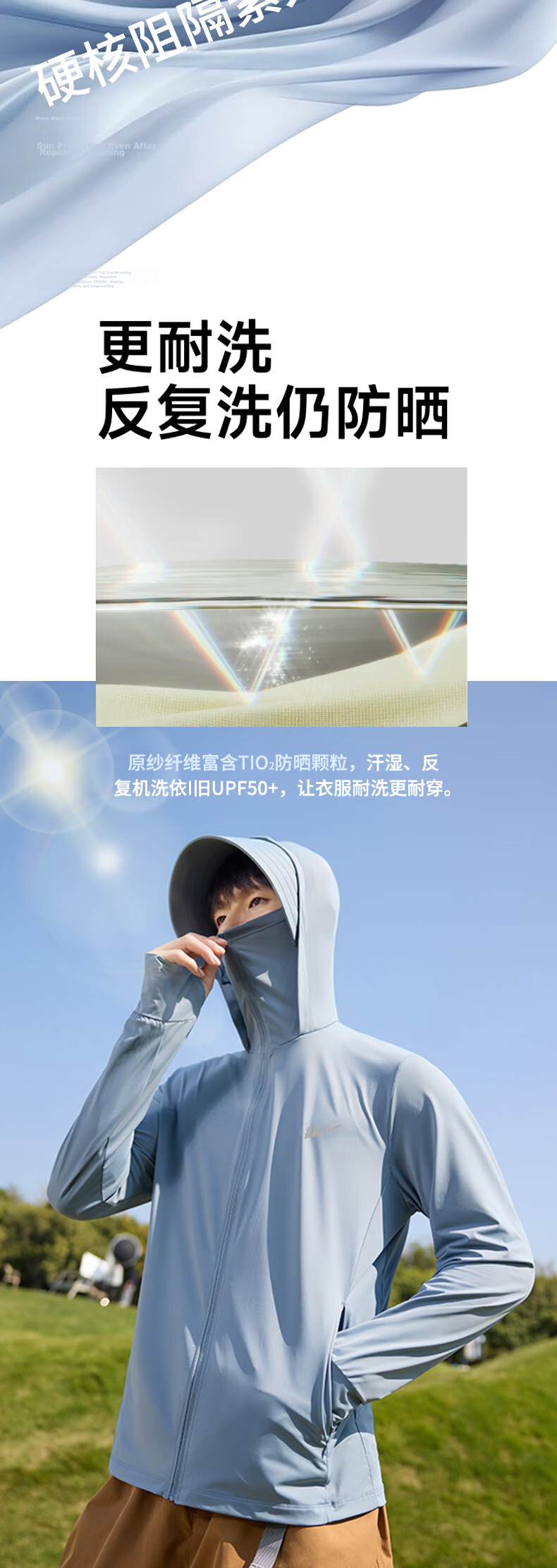 Warrior Men's UV Protection Sun Jacket 2026 Summer New Cool Feeling High-End Men's Sunscreen Coat 9