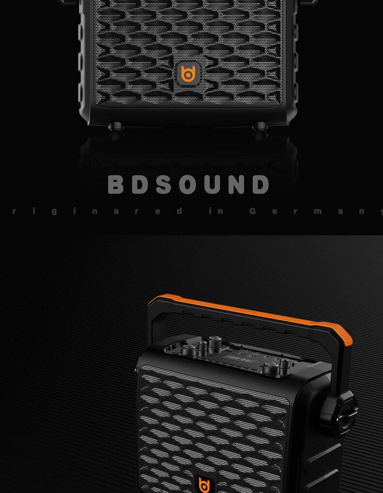 Beide Outdoor Square Dance Live Streaming Speaker Sound Card All-In Portable Handheld Wireless Bluetooth Mobile Outdoor Mini Internet Celebrity Home Karaoke Speaker BD-H0887S 18