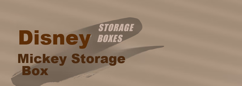QDZX Disney Moving Boxes Large Storage Organizing Office Boxes Mickey with Handles 60*40*50 (3 Pack) 3