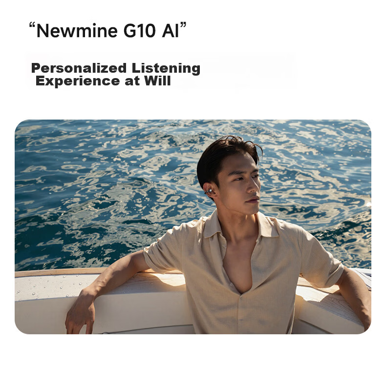Newman 2026 Latest AI Real-Time Translation Bluetooth Bone Conduction Wireless Open-Ear Clip-On Sports Earphones Long Battery Life for Music Running and Calls 8