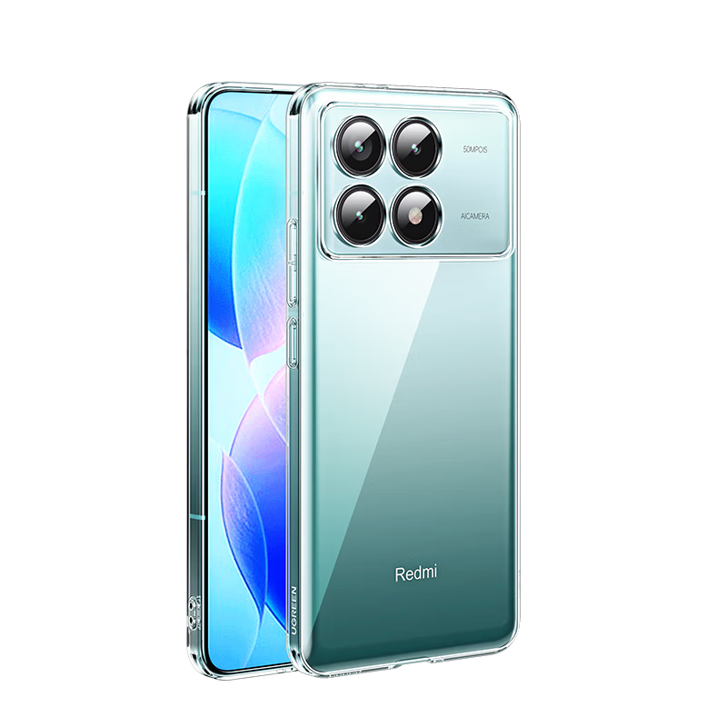 Ugreen Redmi K70 Phone Case Redmi K70 Pro Protective Cover Full Coverage Airbag Shockproof Transparent Ultra-Thin Soft Case