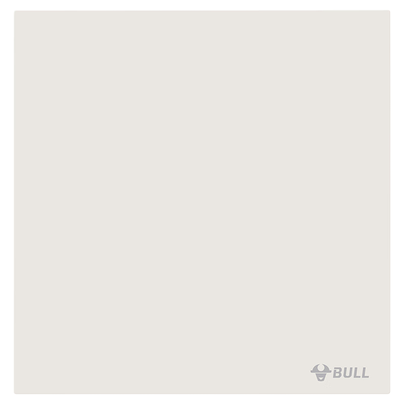 BULL Switch Socket G57 Butterfly Ultra-thin Skin-feel Switch Single Pole Double Control Large Panel G57K112 Milk Velvet Coffee