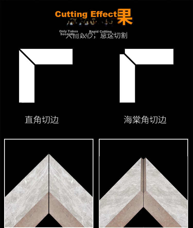 Meipai Tile Chamfering Tool 45-Degree Angle Cutter Multifunctional Manual Tile Corner Cutting Tool 5