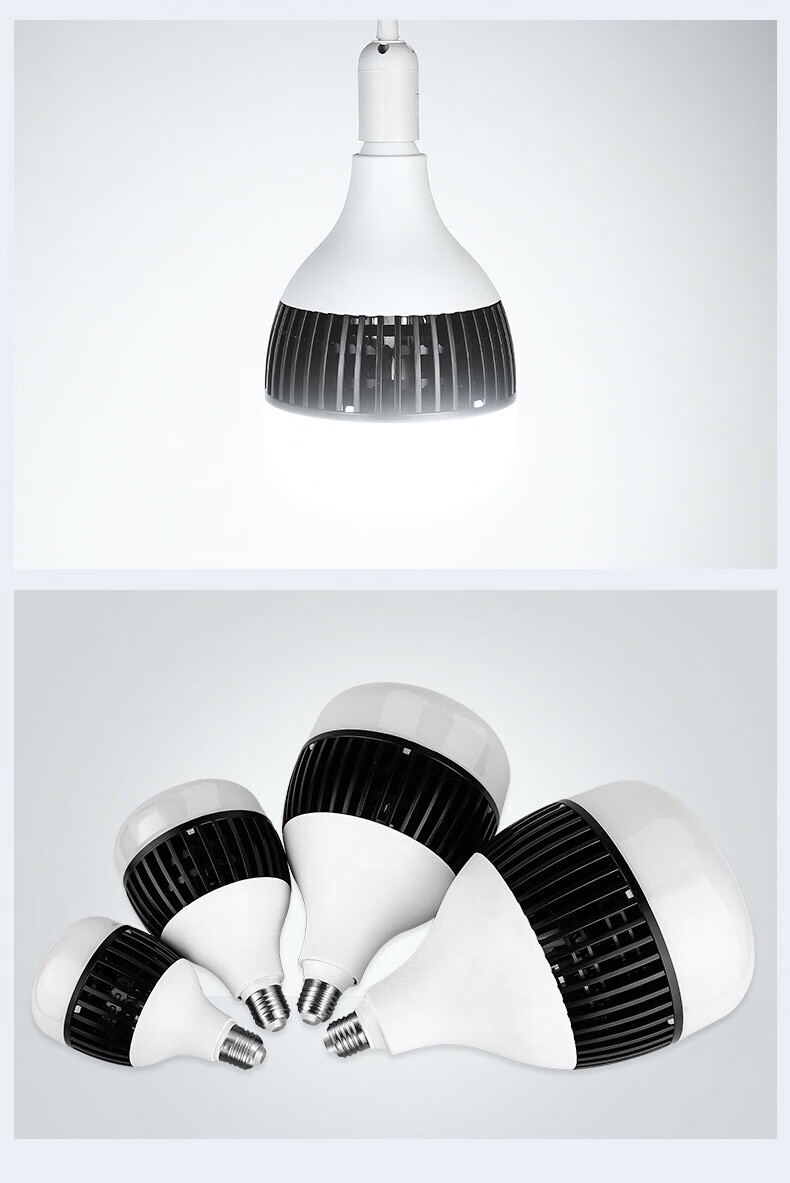CANMEIJIA LED Bulb Super Bright Energy-Saving High Power Flicker-Free Commercial Lighting Factory Warehouse E27 Screw Base Bulb - 80W 20