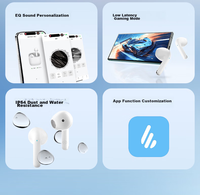 EDIFIER X1 Evo True Wireless Bluetooth Earbuds, Bluetooth 6.0, Translation Device, Compatible with Apple, Huawei, Xiaomi, OPPO Phones, Misty White, Graduation Gift 6