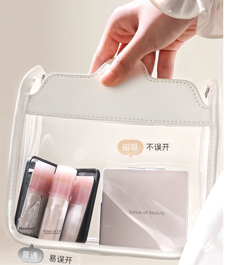GOOOD Double-Sided Small Mirror Portable Makeup Mirror Exquisite Men's Pocket Folding Mini Handheld Round Mirror 7