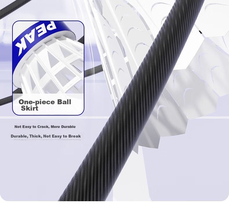 Peak Badminton Synthetic Nylon Shuttlecocks Plastic Durable King 12-Pack Training and Competition Shuttlecocks Pokeong 7
