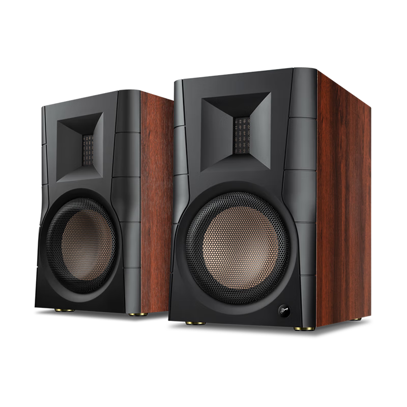 HiVi D300 Active HIFI Multimedia Wireless Bluetooth 5.0 Bookshelf Speaker for Computer TV Home Desktop with Magnetic Field Ribbon Tweeter