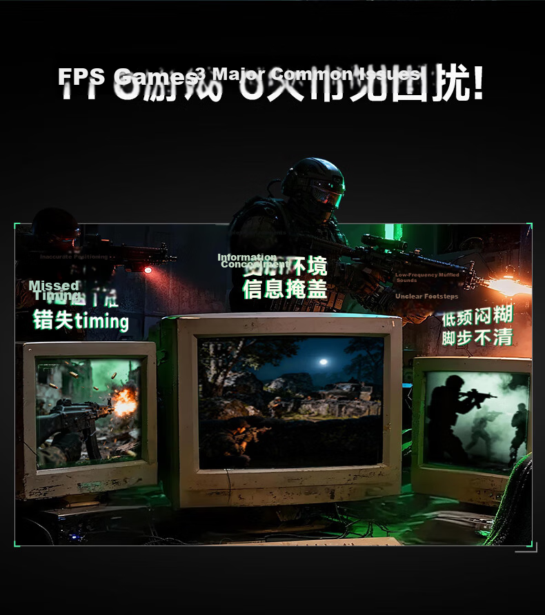 XIBERIA T10 Wired Gaming Headset Over-Ear Esports Four-Chamber Tactical Headphones Delta JDG Paratrooper Edition 6
