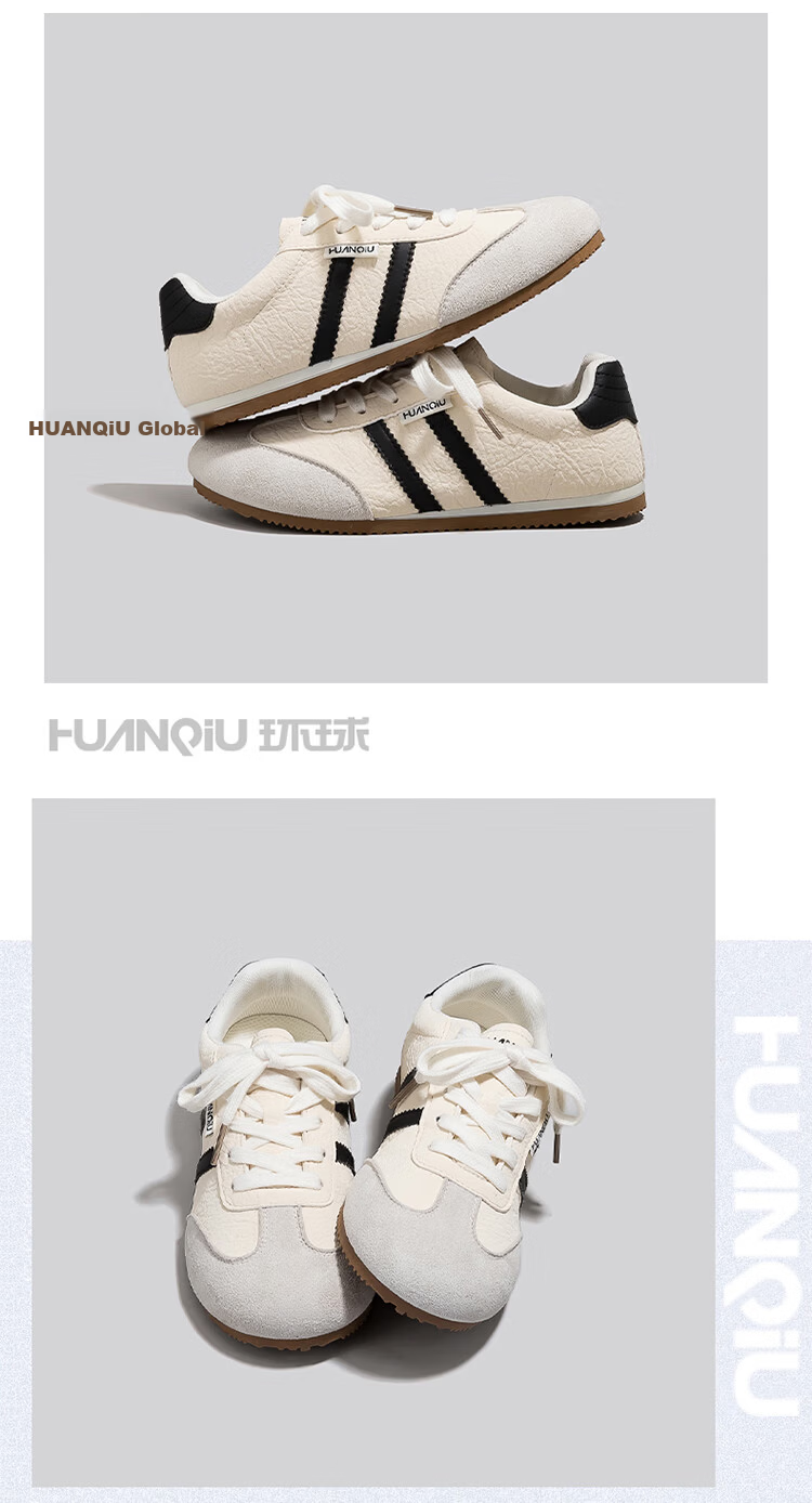 Global 2026 Stylish Spring Low-Top Sneakers Ins-Style Black and White Classic Soft Sole Breathable Trainer Shoes 8