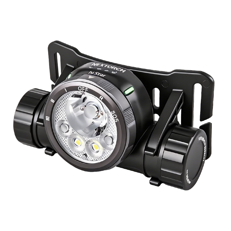 NEXTORCH hiStar Dual-Light Outdoor High-Power Headlamp 2300 Lumens Stepless Dimming High-Brightness Cycling Headlamp Beachcombing Headlamp