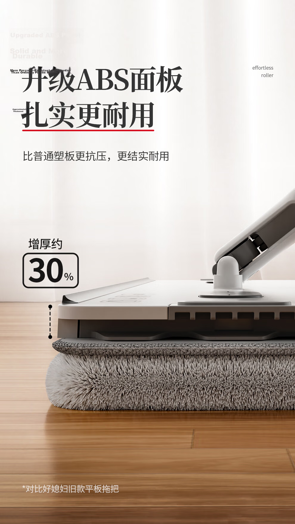 Good Wife Flat Mop 45CM 4 Cloths Easy-Clean Aluminum Alloy Hands-Free Wash One Mop Clean 2025 New Thickened Floor Mop 8