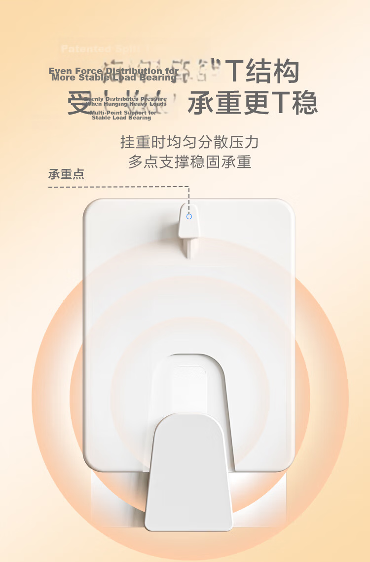 JD Jingzao Magic Hook Picture Hanging Tape Strong Adhesive No-Drill Picture Hooks Value Pack 6 Large 10 Medium 16 Small 3