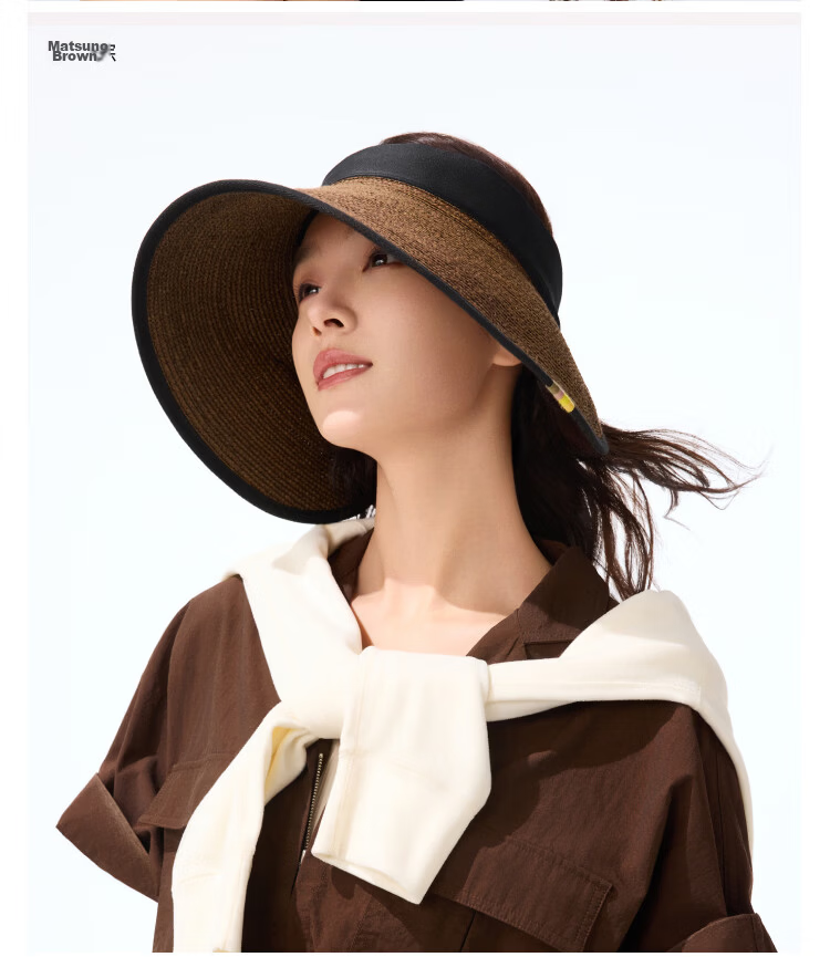 Beneunder Sun Hat, Summer UV Protection Hat for Women, Straw Hat, Wide Brim Sunhat, UV-Resistant, Egg Roll Style Hat UL558 35