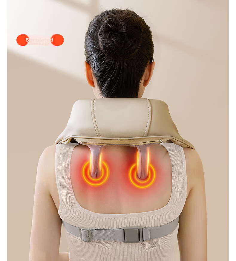 KONKA Cervical Massager Shoulder and Neck Massager Full Body Kneading Massage Heating Pad Practical Birthday Gift for Mom and Dad 7