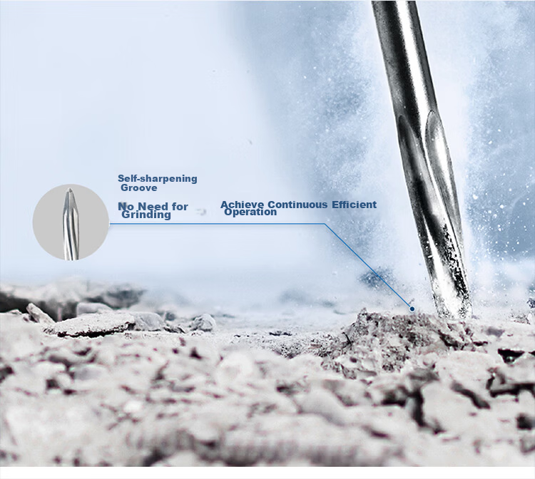 BOSCH Hex Shank (17mm) Pointed Chisel 280mm 1