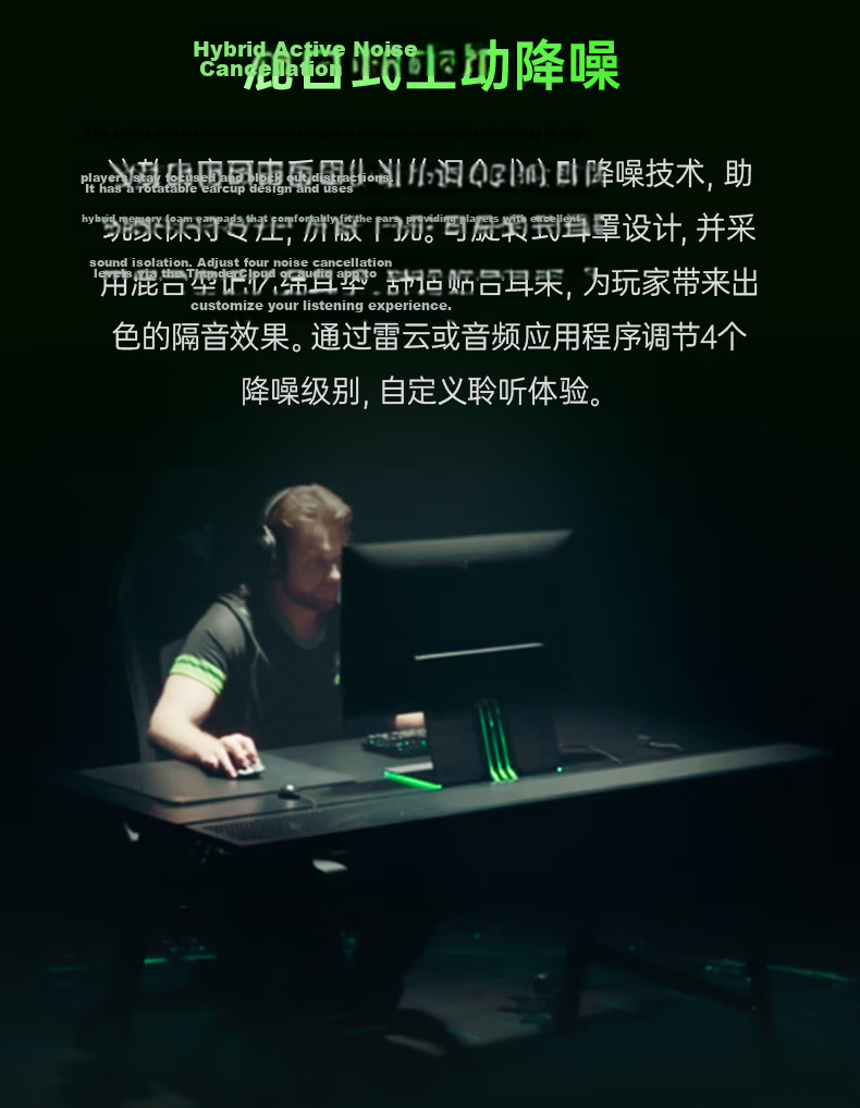 Razer BlackShark V3 Pro Wireless Gaming Headset Professional Edition Active Noise Cancelling Four-Mode EQ THX Delta Certified CSGO PUBG White 6