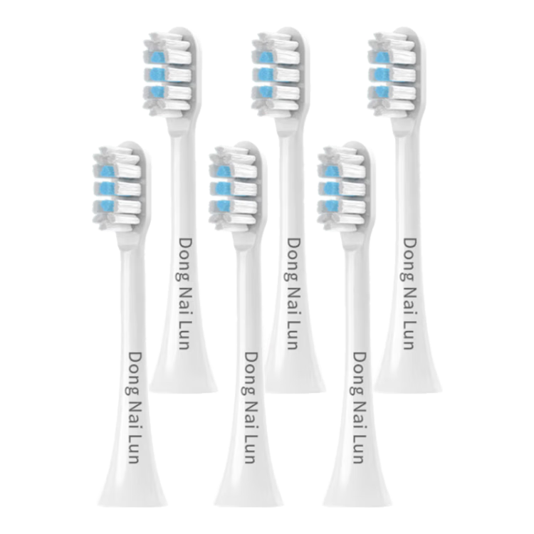 Donailun Replacement Toothbrush Heads for Xiaomi/Mijia Electric Toothbrush T301/T302/T501 Standard Cleaning 6-Pack