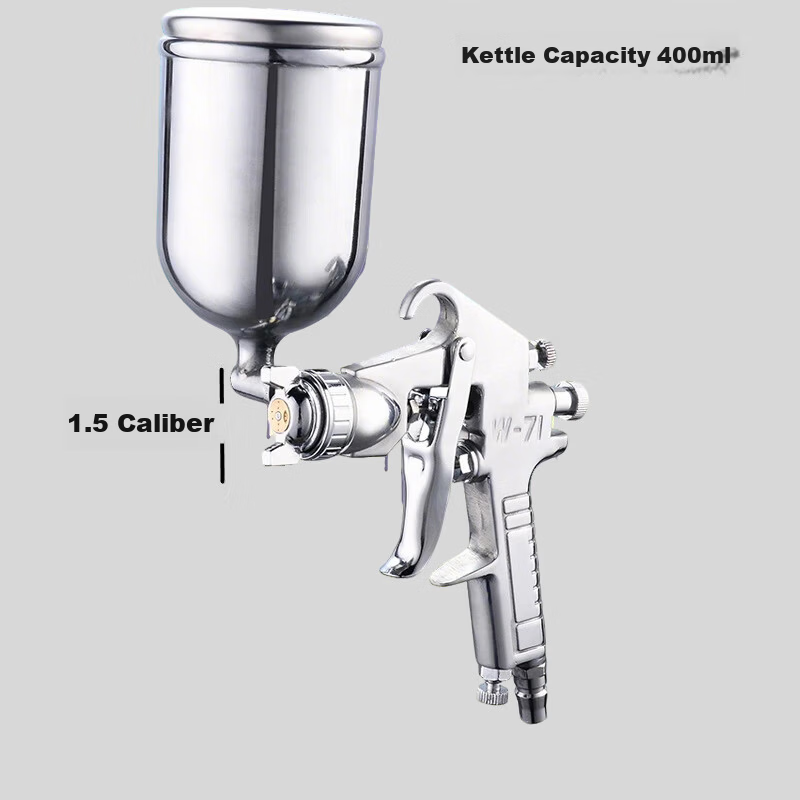 Junwen Spray Gun Pneumatic Paint Sprayer Automotive Coating Glue Spray Can 1.5/F75-750ml Lower Cup 9