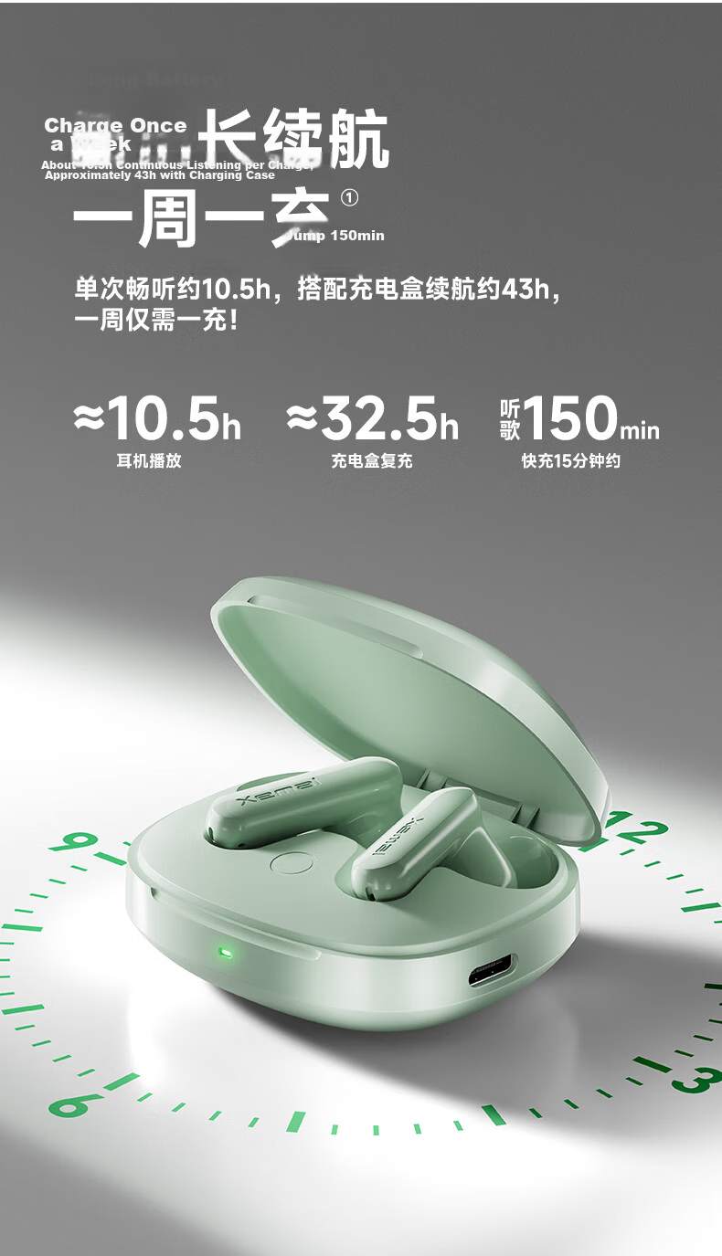 EDIFIER X2 Evo True Wireless Stereo Bluetooth Earphones Bluetooth 6.0 Translation Earbuds Compatible with Apple Huawei Xiaomi OPPO Phones Cream White Graduation Gift 4