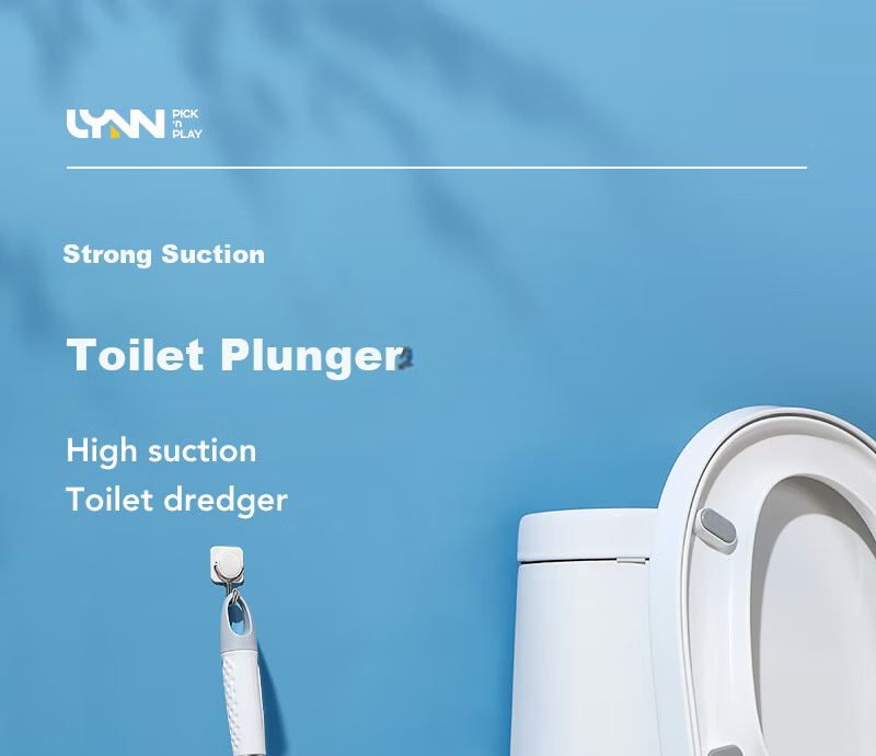 LYNN Toilet Plunger Toilet Sucker Plunger Toilet Dredge Tool Toilet Drain Opener Toilet Plunger Unblocker 1
