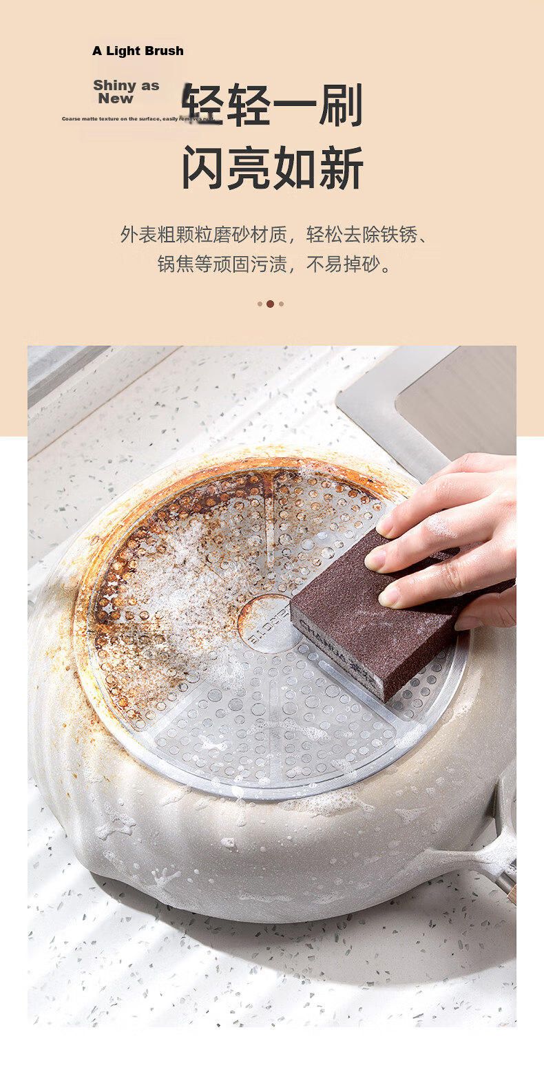 Chahua Dish Cloths 35x35cm 3-Pack Oil-Removing Kitchen Cleaning Cloths Soft and Thick Dish Towels 4
