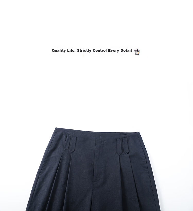 Demana [with Flax Cloud Oxygen Cotton] Summer Lightweight Breathable Straight-Leg Cropped Pants Slim Fit Petite Casual Pants for Women Premium 12