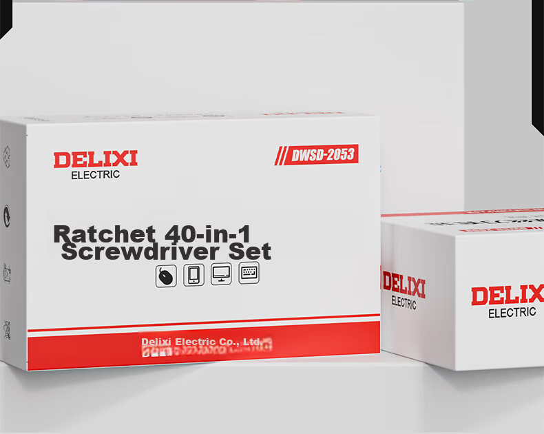 Delixi Ratchet Wrench Set Screwdriver Tool Motorcycle Magic Box Tool Kit Socket Knight Repair Combination 17