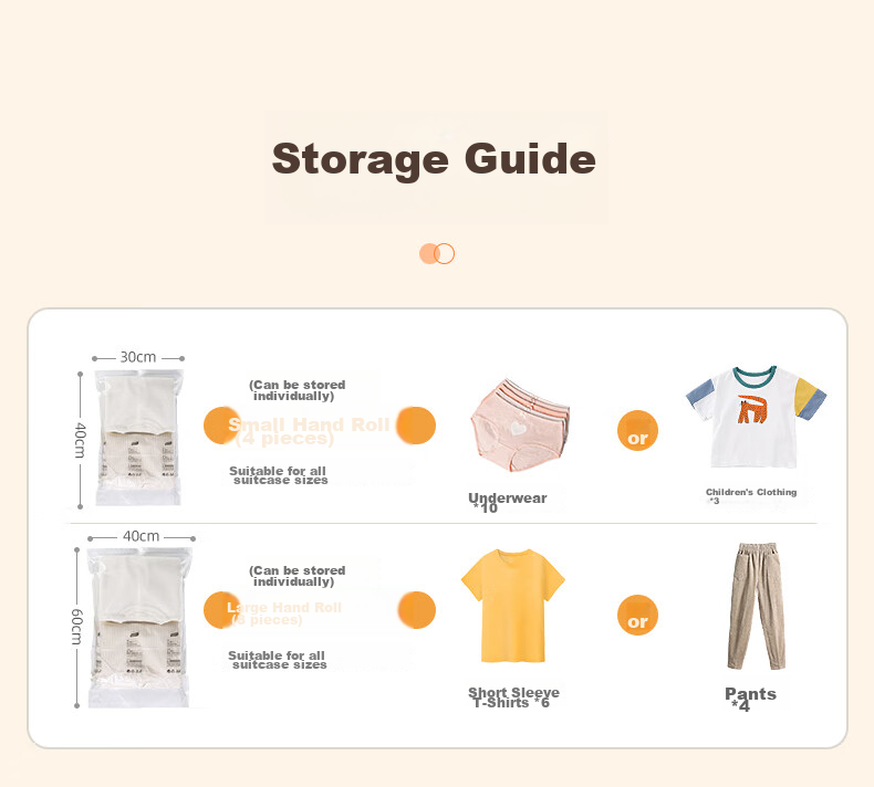 Taili Vacuum Storage Bags Compression Bags Clothes Packing Bags Travel Set [9 Pieces: 4 Medium + 4 Small + 1 Hand Pump] 5