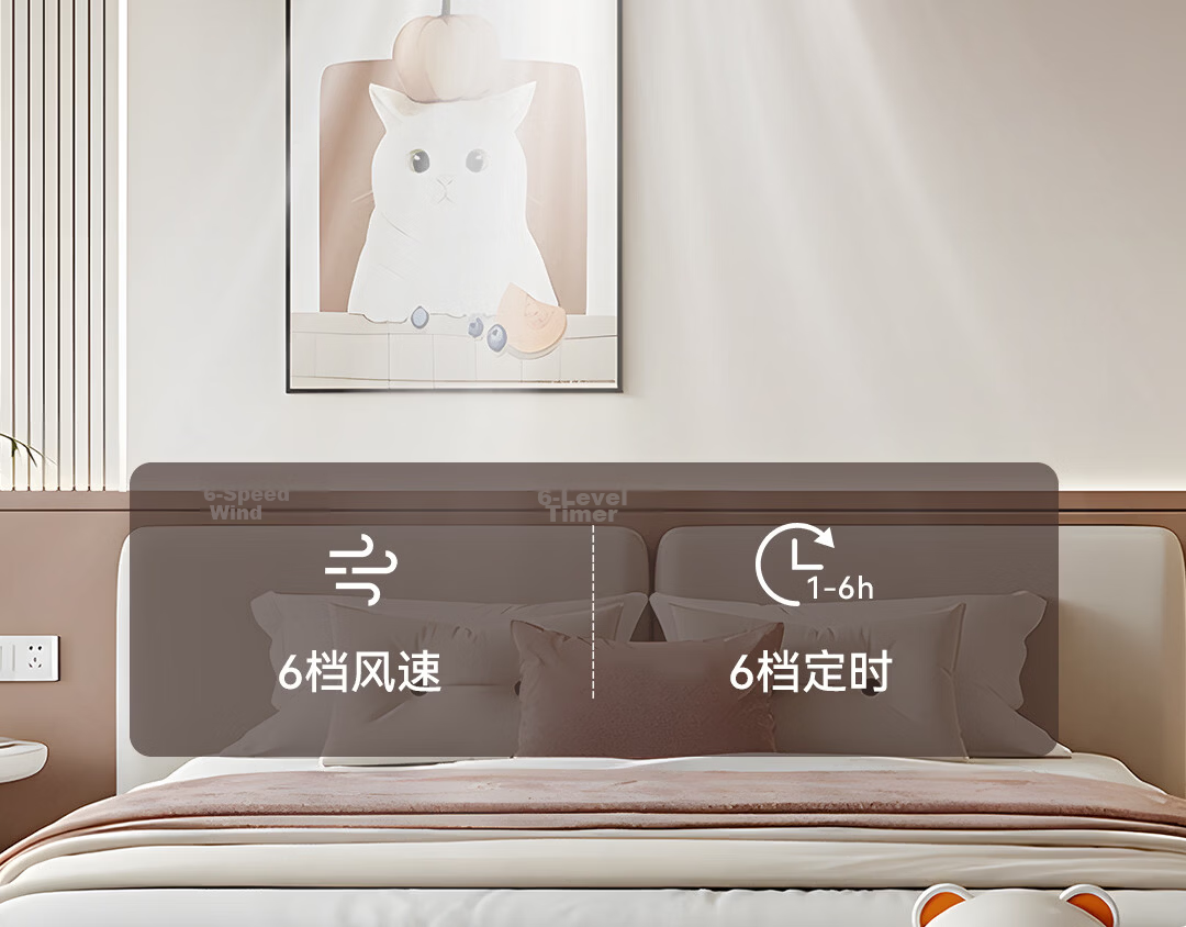 Yeelight E-Lai Bladeless Fan Light DC Inverter Smart LED Ceiling Fan Light for Dining Room Bedroom Living Room L5 21