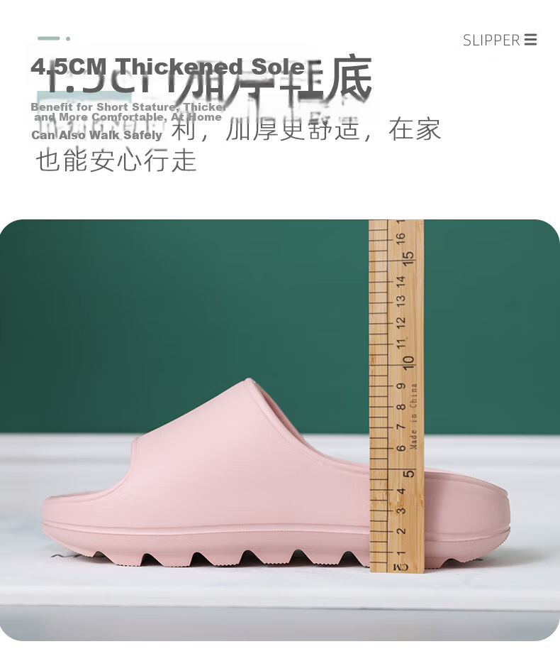 GUOLUOFEI Water-Resistant Bathroom Slippers for Men And Women, Indoor Thick-Soled Shower Sandals with Perforated Design for Quick-Drying, Black, Size 41-42 3