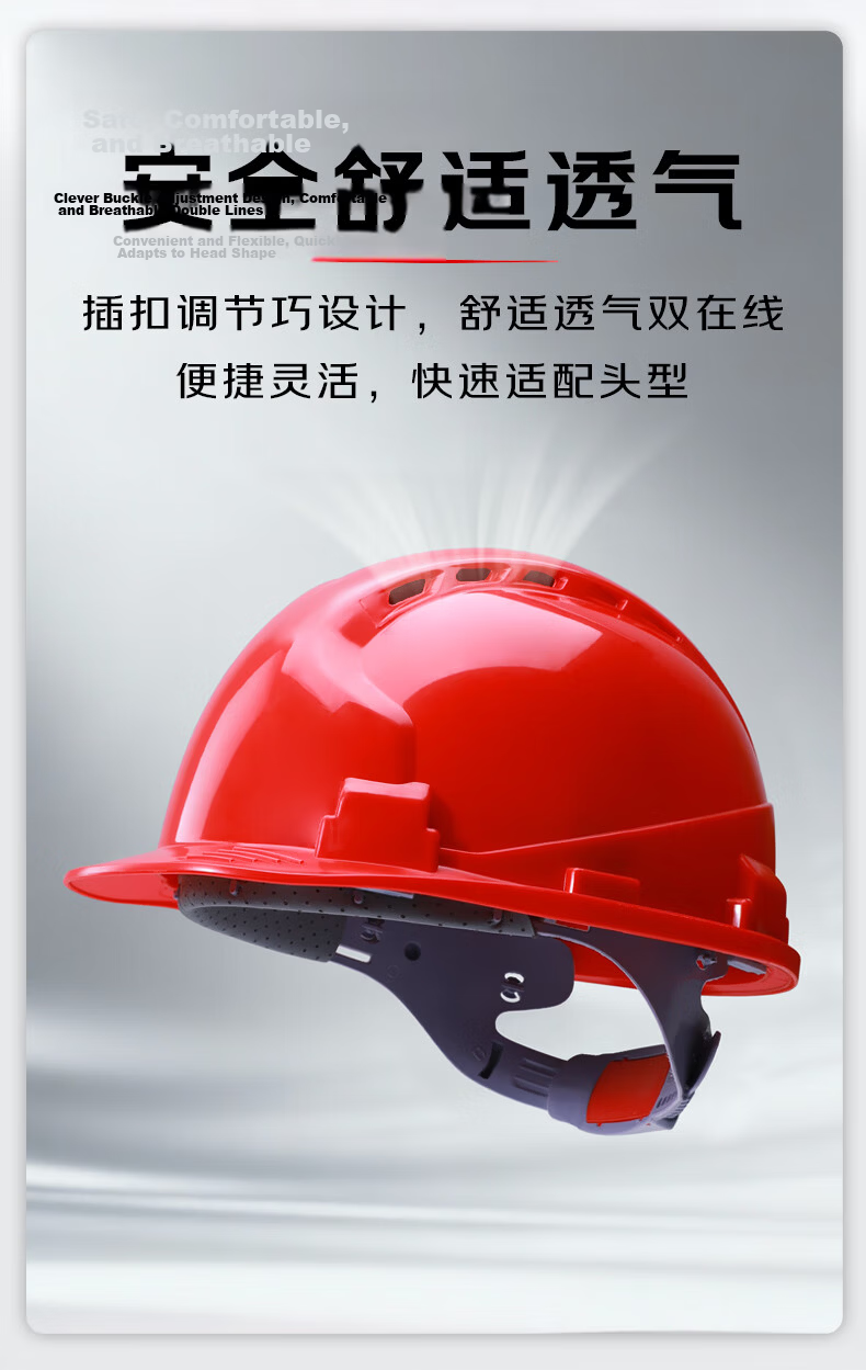 Norris ABS Safety Helmet Construction Site National Standard Thickened Anti-Smash Impact-Resistant Construction Engineering Helmet Enhanced Ventilated Yellow 4