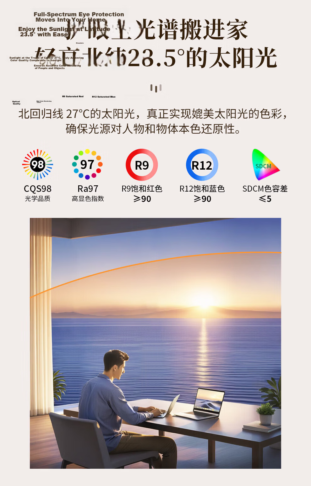 NVC LED Full Spectrum Eye Protection Ceiling Light Living Room Lamp Bedroom Lamp Smart 2026 High-End New 140W 3