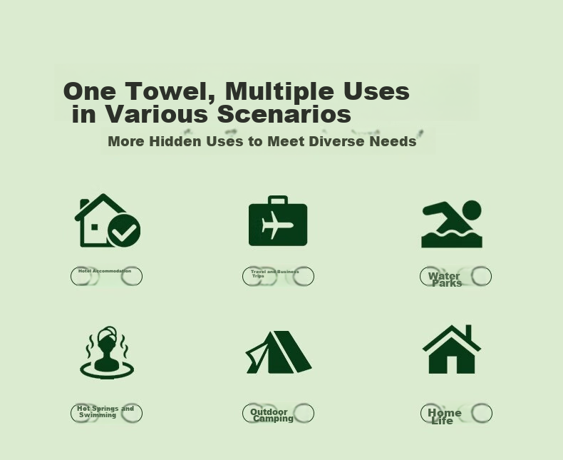AMORTALS Disposable Vacuum Towels, Extra Large And Thick Face Towels for Travel And Business Trips, Portable, 5-Pack, Holiday Gift 17