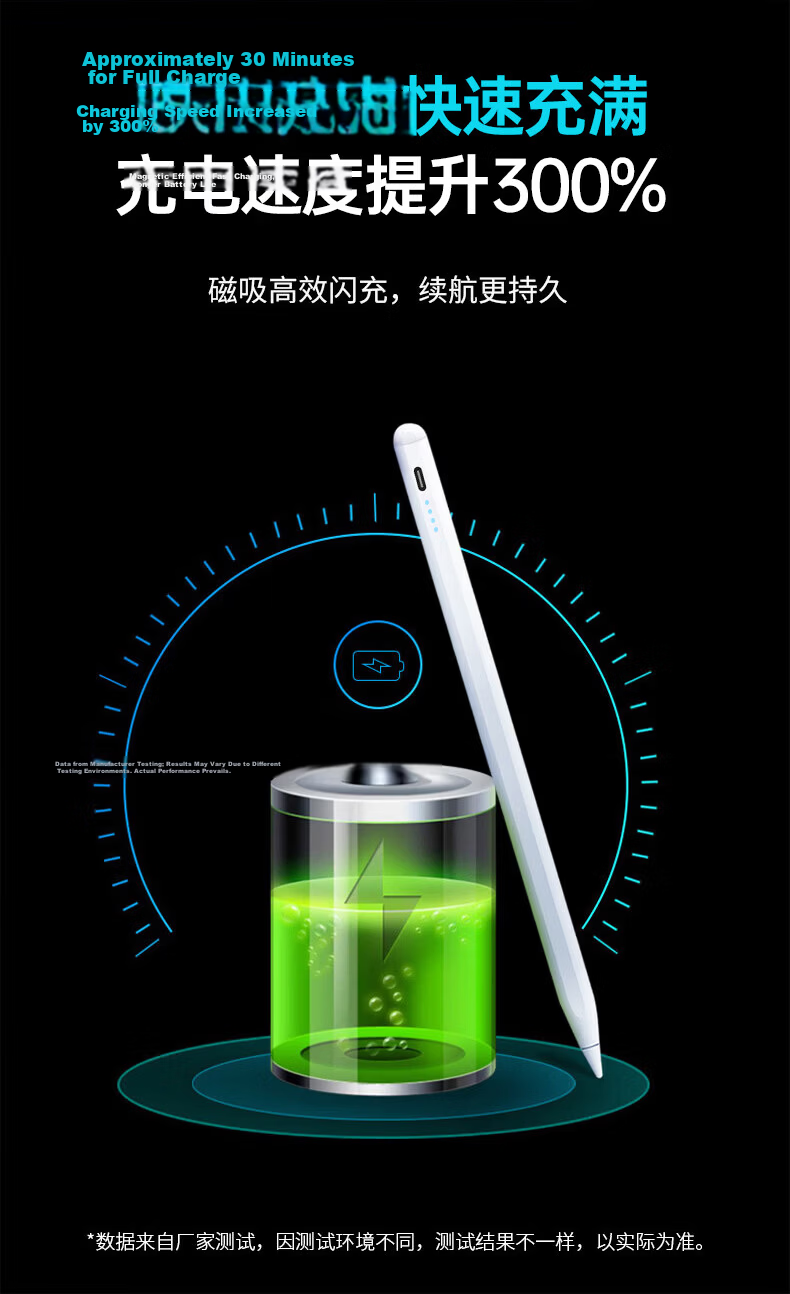 ALittleFlower Capacitive Stylus Pen iPad Touch Pen [2026 Upgrade] Compatible with Apple iPad Pro/Air/Mini/iPad11 Tablet Touchscreen Stylus Apple Pencil 3rd Generation 14