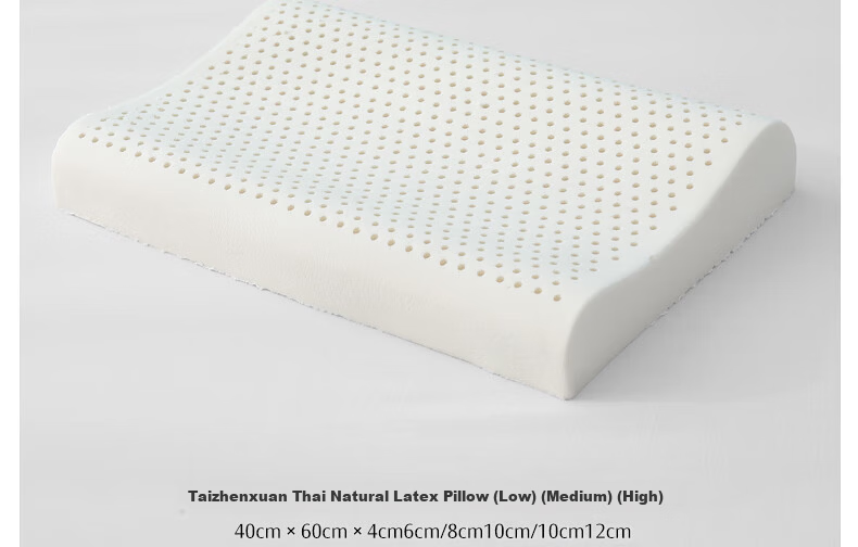 Mercury Home Textile Latex Pillow 93% Thai Imported Natural Latex Core Pillow for Adults and Students Dormitory Use 27