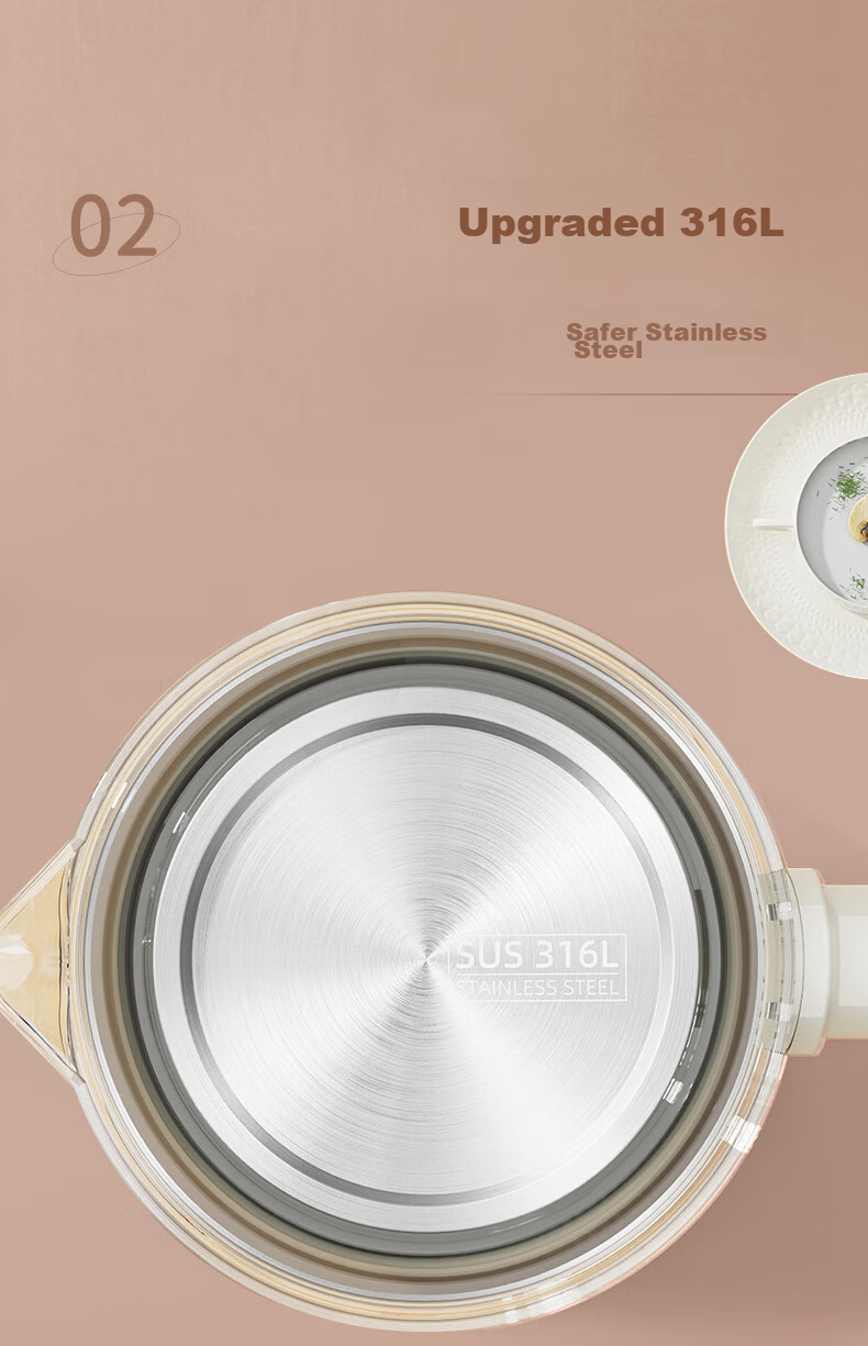 Konbao Thermostatic Kettle Baby Milk Warmer Electric Kettle Multi-Function 1.5L 4