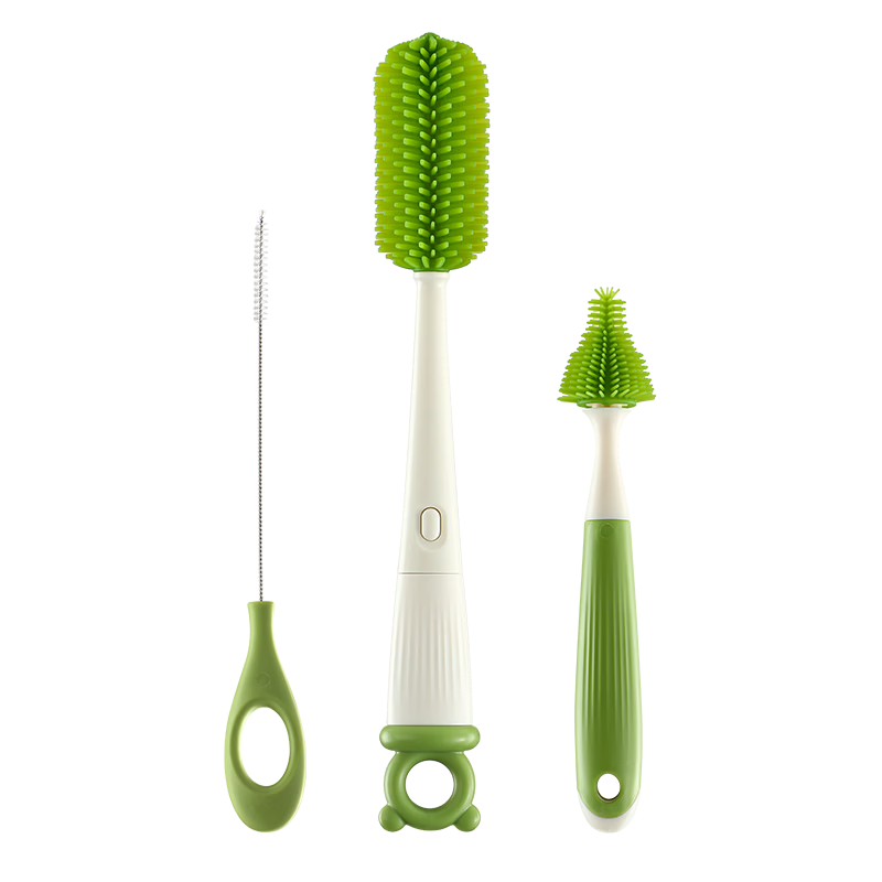 LYNN Bottle Brush Set, Baby Silicone Cup Brush, Nipple Brush, Bottle Straw Brush, Gap Cleaner Brush, Cleaning Brush, 5-Piece Set