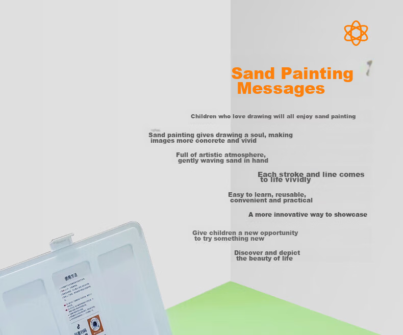 Blucci Girl Birthday Gift Sand Art Kit for Kids Boys 6-14 Years Old Girls 6-12 Years Old Elementary School Painting Toy 3