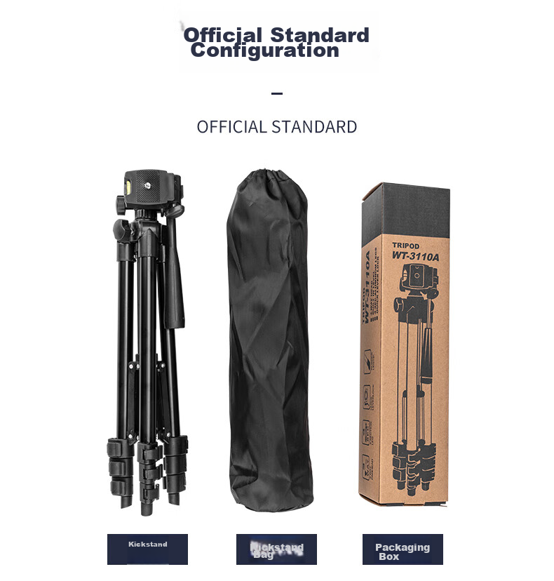 Weifeng WT-3110A Tripod for DSLR And Mirrorless Cameras, Portable Photography Stand, Mobile Phone Live Streaming Tripod, Outdoor Desktop Mini Tripod, Projector Stand 5