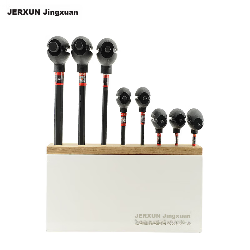 JERXUN S2 Hex Key Wrench Set Hexagon Screwdriver Ball Head Flat Head Extended T-Handle