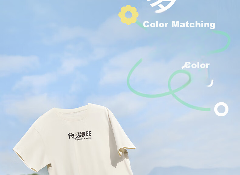 361° T-Shirt Short Sleeve Summer Unisex Breathable Loose Fit Printed Crew Neck Sports Casualwear 632623109-5 19