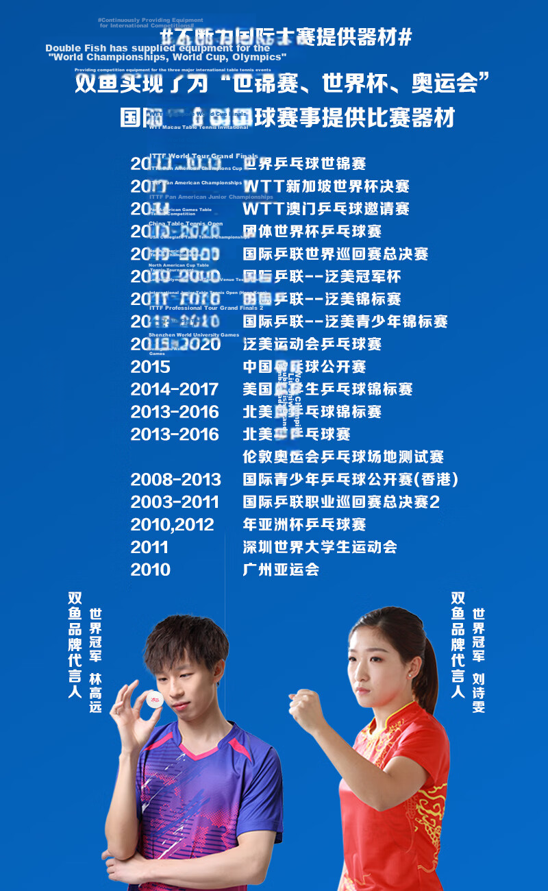 DOUBLE FISH Qilin S6 Table Tennis Paddle Competition Grade Professional Penhold and Shakehand Paddle Beginner Racket One Shakehand Paddle 1