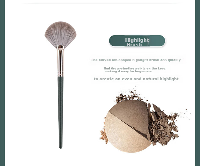BOB Makeup Brush Set 14 Pieces Foundation Powder Contour Blush Highlight Concealer Nose Detail Brushes Full Set Birthday Gift 14