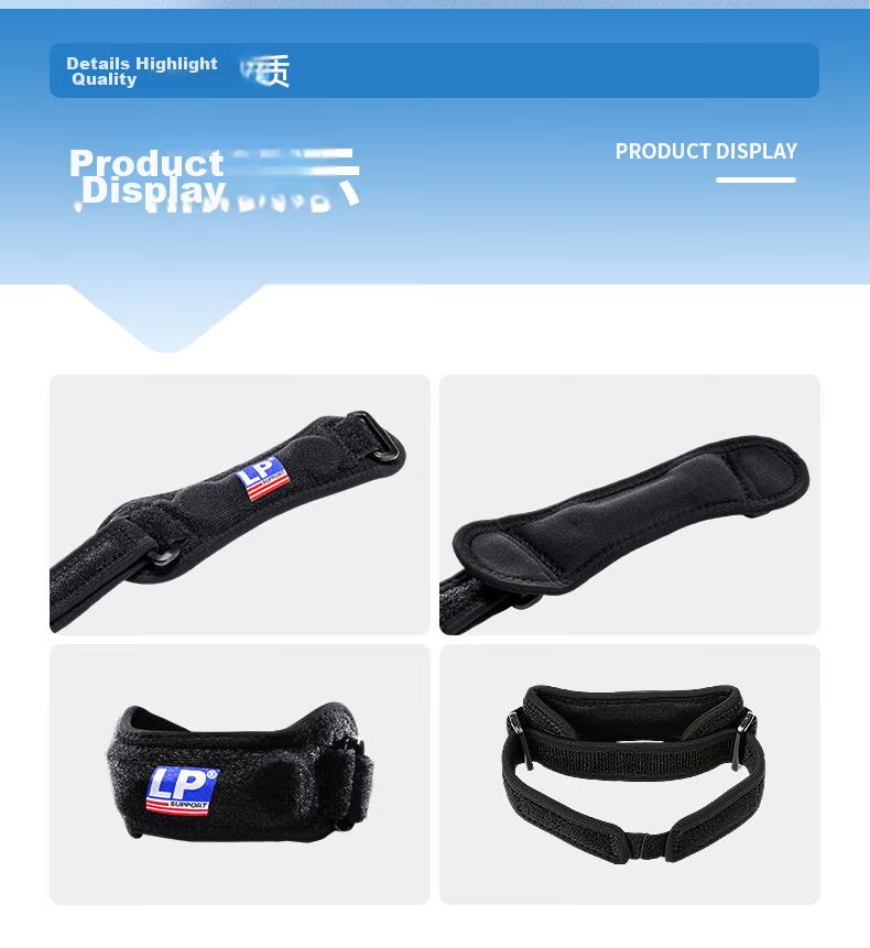 LP 781 Professional Sports Patella Strap Knee Brace Patellar Tendon Support Compression Band Running Mountaineering Badminton One Size 17