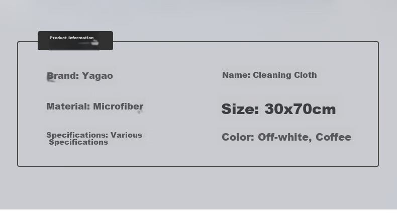 Accor Cleaning Cloths 30x70CM 10-Pack Property Cleaning Rags Car Wash Towels Glass Cleaning Household Cleaning 2