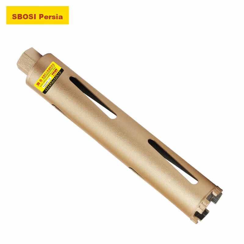 BOSI Diamond Engineering Thin-Wall Drill Bit for Wall Pipe Drilling Dry and Wet Use 40×450MM BS570040
