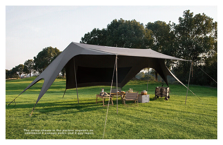Naturehike Cloudscape Titanium Blackout Sunshade Canopy Outdoor Panoramic Mesh Camping Picnic Cooking Shelter 12